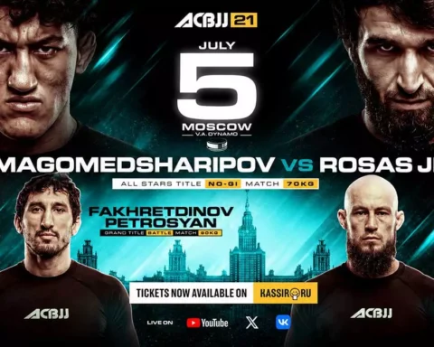 Забит Магомедшарипов и Рауль Росас Джуниор возглавят турнир ACBJJ 21 в Москве