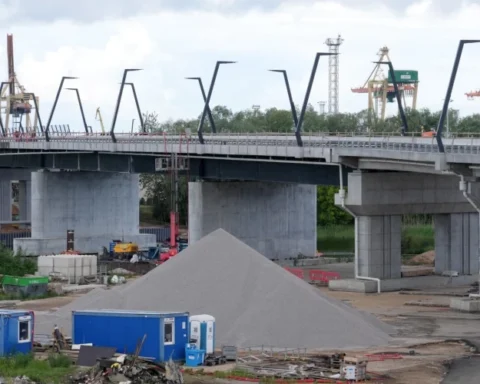 Завершение строительства путепровода на Кундзиньсалу общей стоимостью 82,6 млн евро