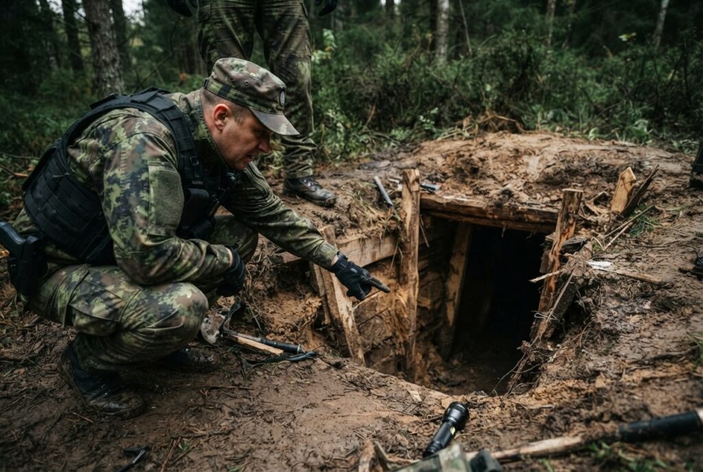 Литовские пограничники выявили подземные туннели для нелегальной переправки мигрантов из Беларуси
