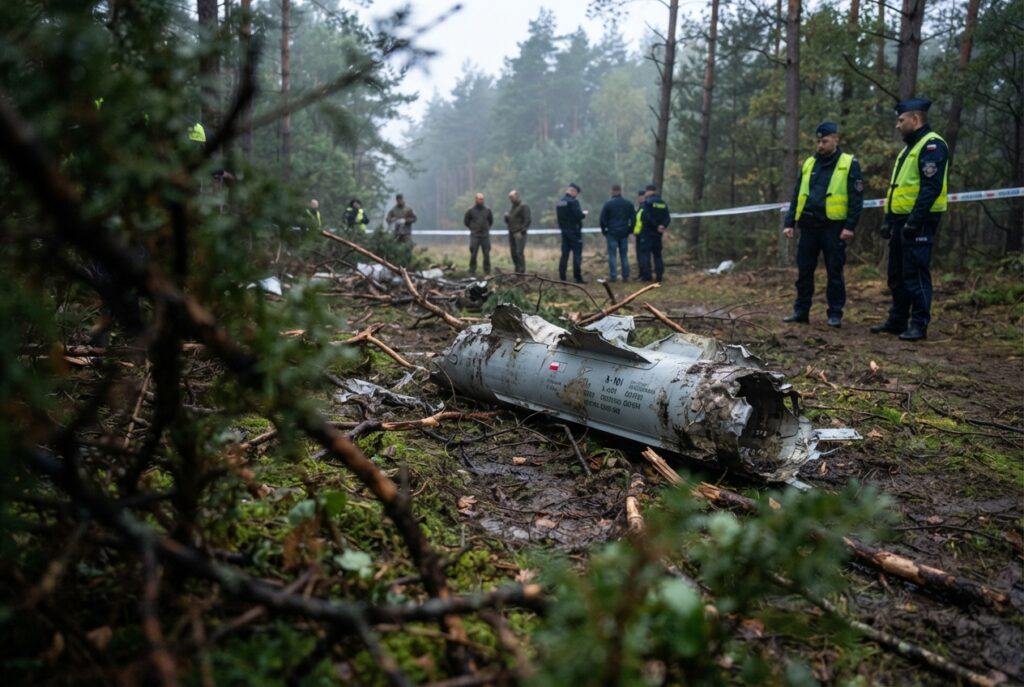 Обломки российской ракеты Х-101 обнаружены в Польше после ночного удара по Украине