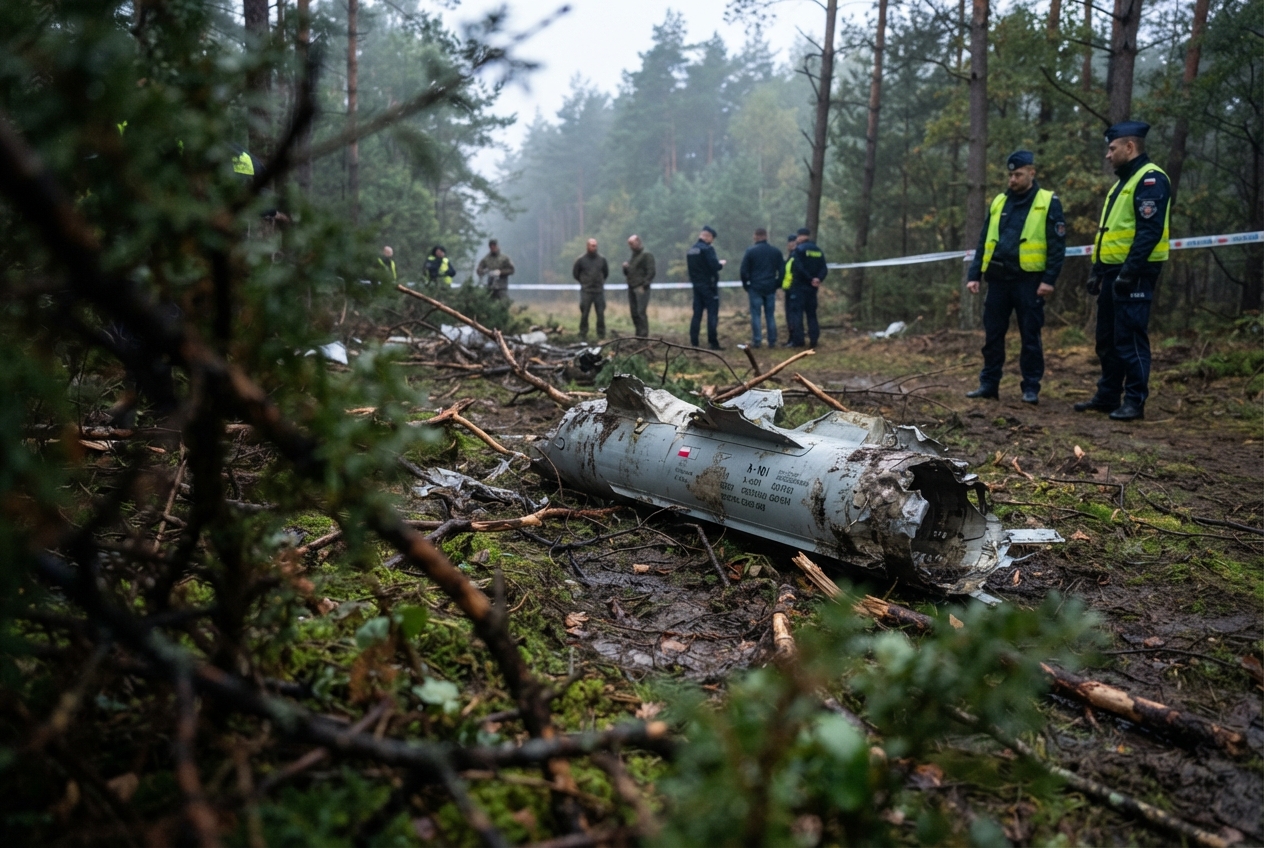 Обломки российской ракеты Х-101 обнаружены в Польше после ночного удара по Украине