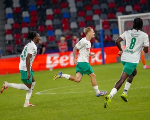 "Ауда" одержала победу над FCSB со счётом 4:1 и вышла в третий раунд Лиги конференций