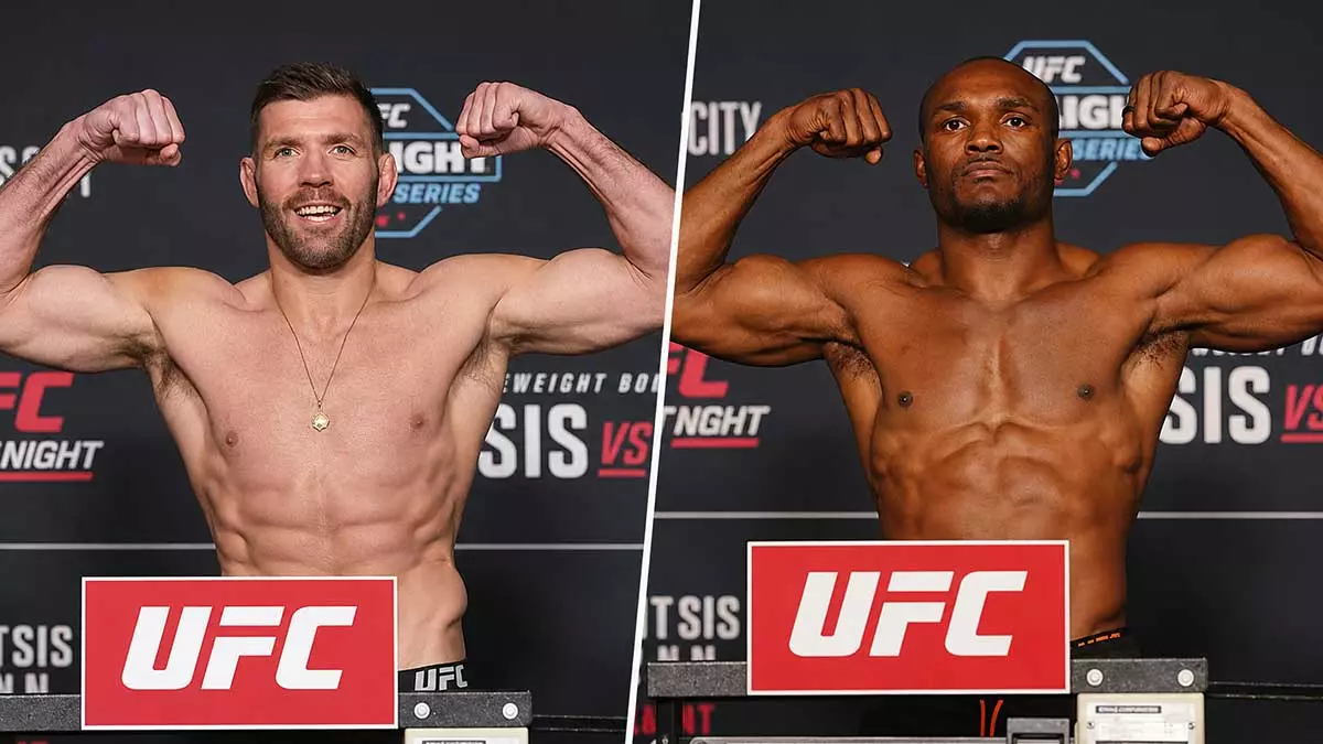 Дрикус Дю Плесси и Камару Усман успешно весятся перед боем на UFC Fight Night 281 в Оклахоме