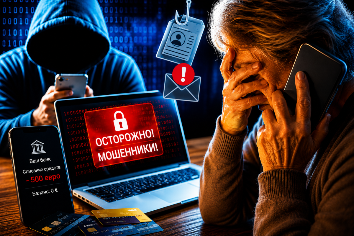 Финансовые мошенники активно атакуют латвийцев, государство требует разработки мер борьбы