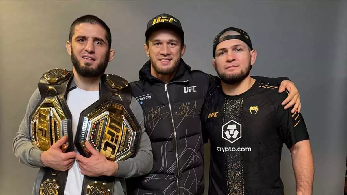 Ислам Махачев может побить рекорд UFC, уверяет Усман Нурмагомедов
