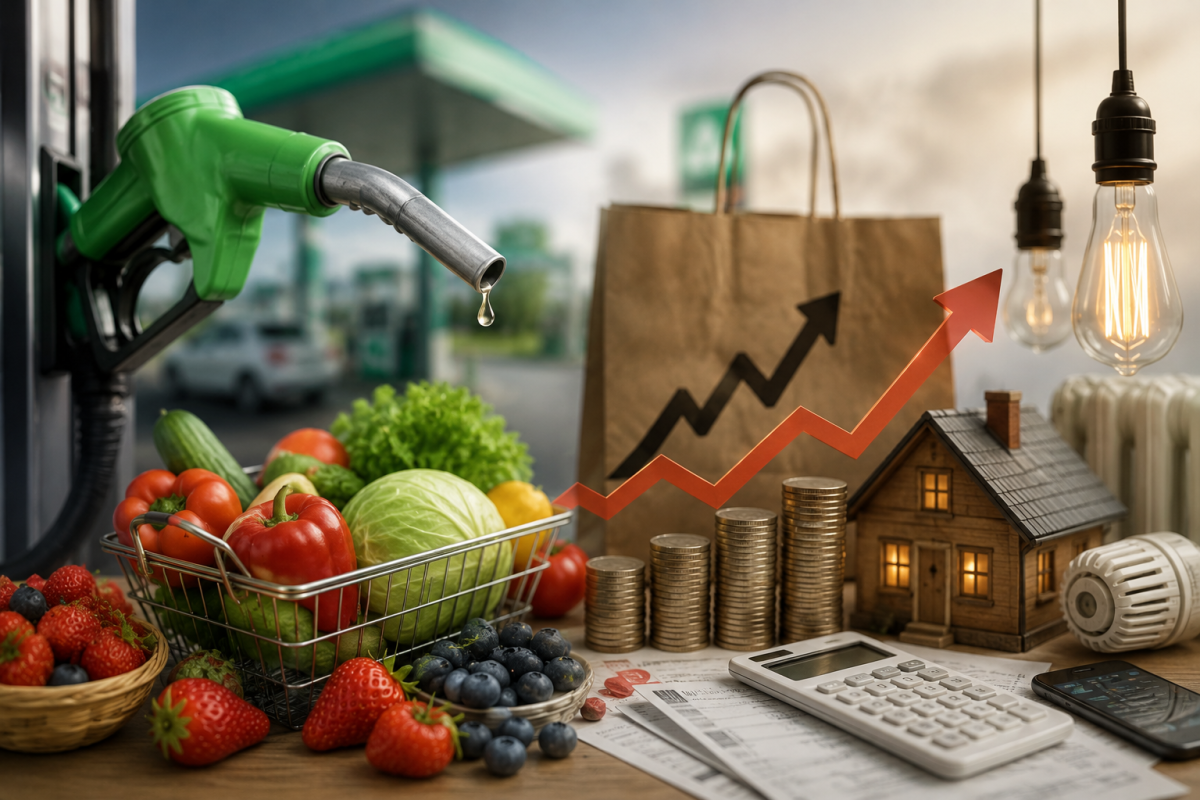 Латвийская инфляция остаётся высокой на уровне 3,4% при стабильных потребительских ценах