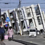Мощное землетрясение магнитудой 7,1 затопило Кумамото в Японии, пострадали десятки людей