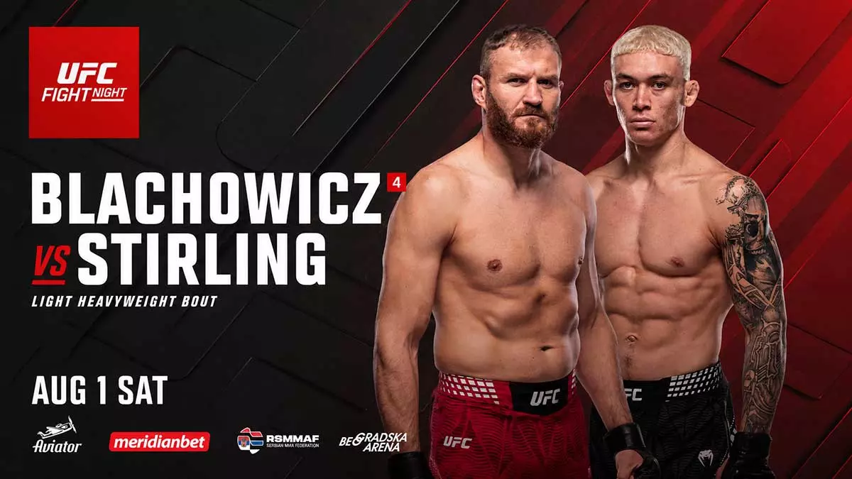 Навахо Стирлинг заменит Гуськова и встретится с Блаховичем на турнире UFC в Сербии