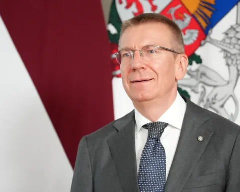 Президент Латвии Эдгар Ринкевич стал почетным доктором Клайпедского университета