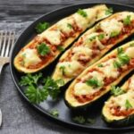 Приготовление фаршированных кабачков с мясом в аэрогриле
