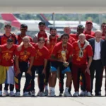 Сборная Испании вернулась в Мадрид после победы на чемпионате мира над Аргентиной