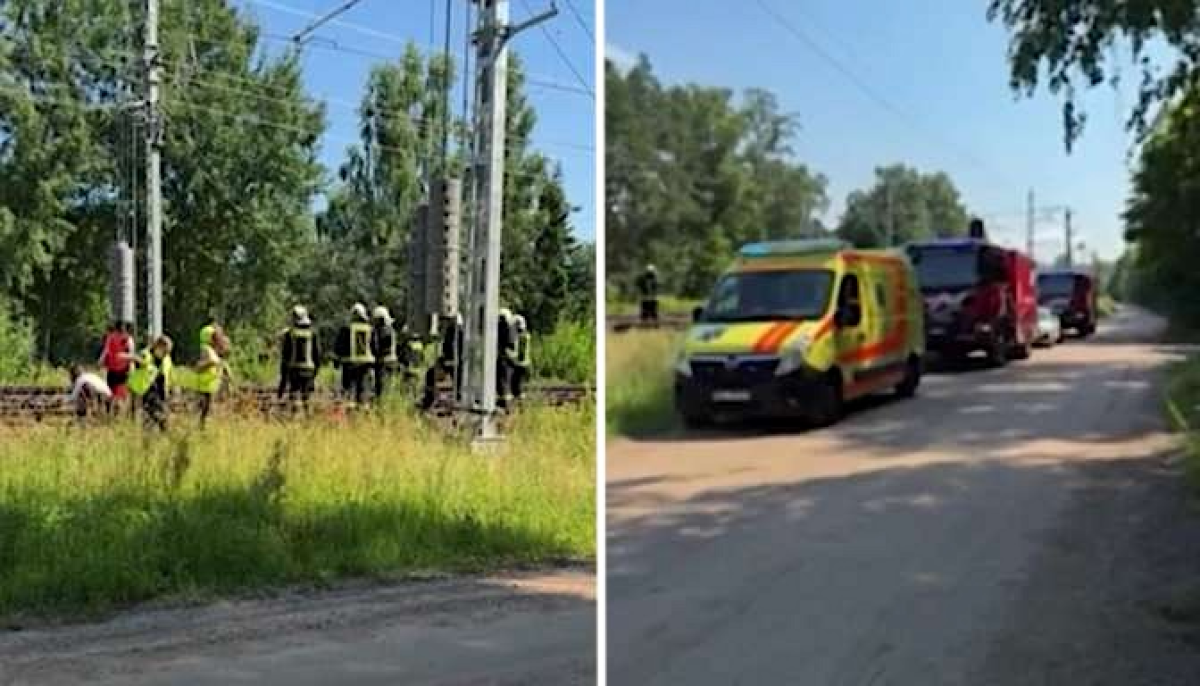 В Иманте поезд сбил молодого человека, который находился на путях, произошла трагедия