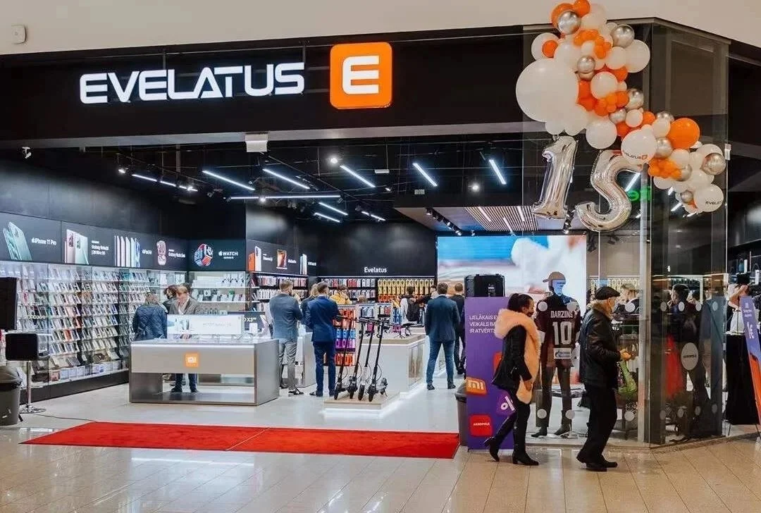 В Риге и Бауске произошли ночные ограбления магазинов Evelatus на 60 тысяч евро