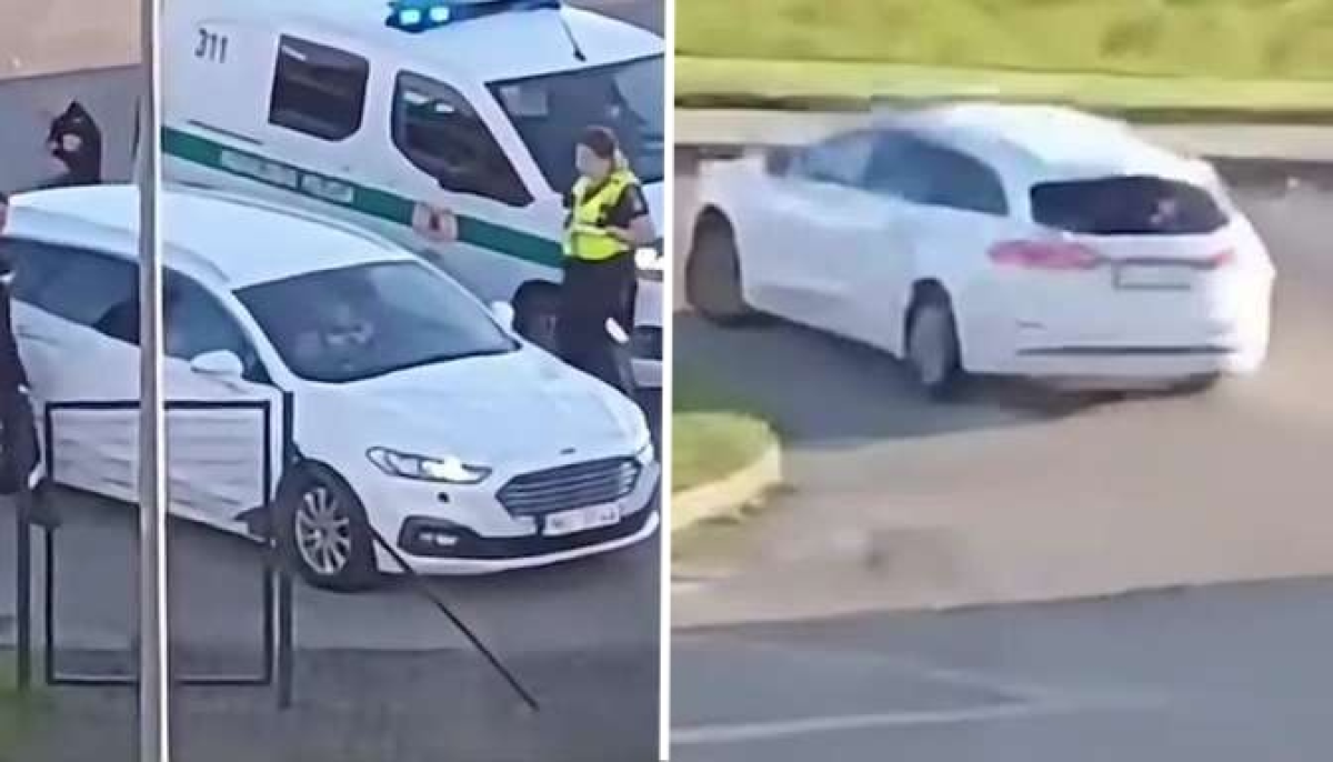 В Риге водитель Ford на скорости 140 км/ч сбил Audi и попал в больницу