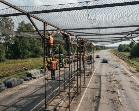 Российские дорожные бюджеты хотят направить на защиту трасс от дронов