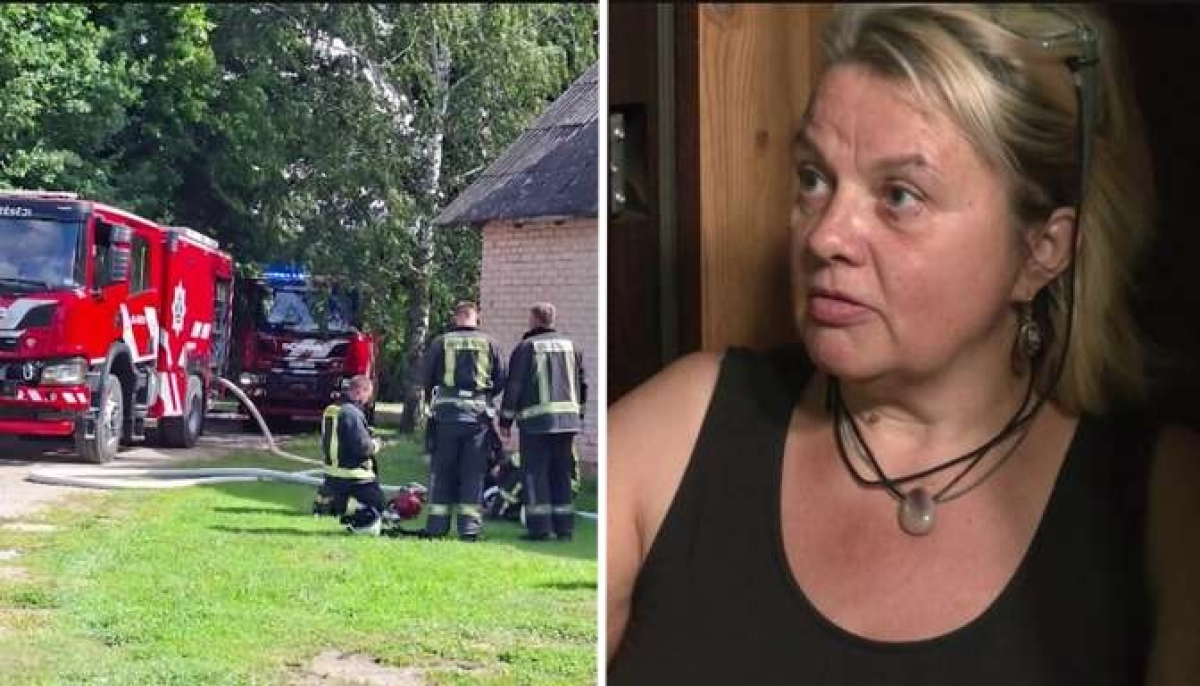 93-летнюю женщину из Елгавского края спасли из горящего жилья после предупреждений соседей