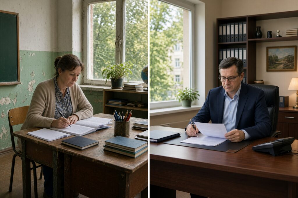 Зарплаты чиновников в Беларуси почти вдвое выше доходов работников образования
