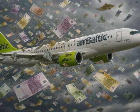 Цена облигаций airBaltic рухнула на 83,5% с начала года, достигая 16 500 евро