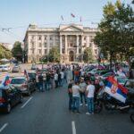 Автопробег в Белграде стал частью пророссийской кампании против курса Сербии в ЕС