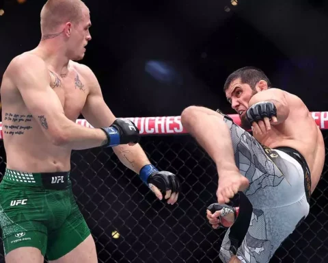 Ислам Махачев победил Йена Гэрри и прокомментировал нокдаун на UFC 330