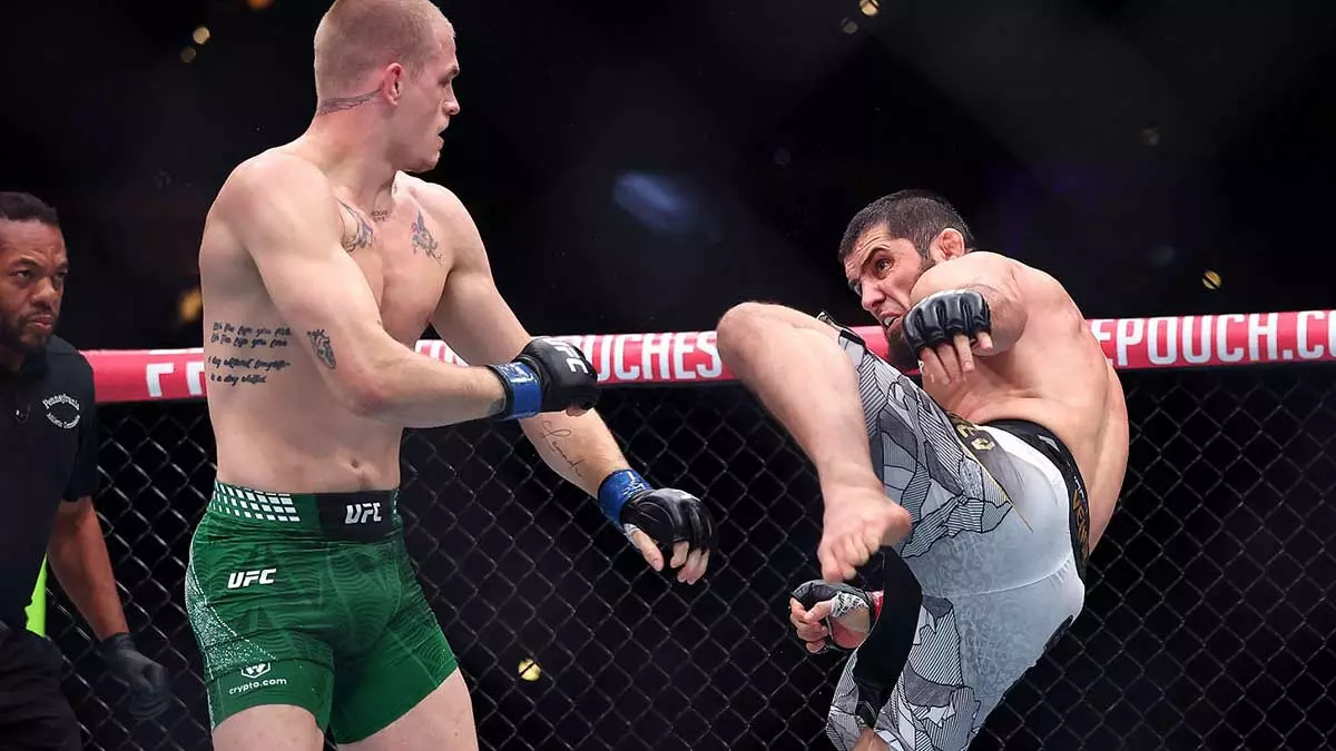 Ислам Махачев победил Йена Гэрри и прокомментировал нокдаун на UFC 330
