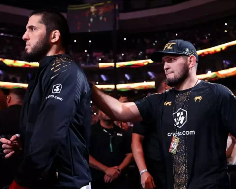 Ислам Махачев побеждает Йена Гэрри и устанавливает рекорд UFC по победным сериям