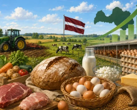 Латвийские фермеры обеспечивают страну лишь на 27% продовольствием из-за низкой производительности