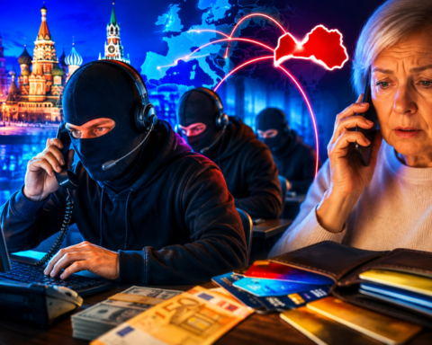 Полиция Латвии раскрыла группу телефонных аферистов, действовавших из Москвы