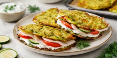Простые и вкусные ПП-лепёшки из кабачков