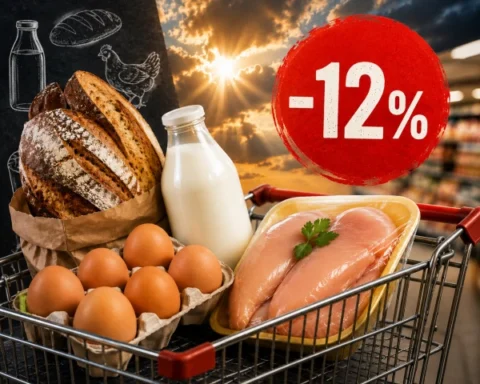 Снижение НДС на основные продукты питания в Латвии привело к падению цен на хлеб, молоко и яйца