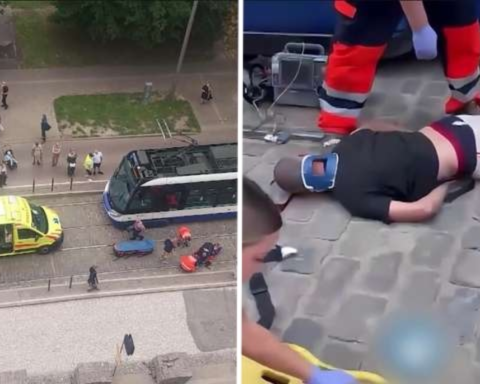 Трамвай в Риге сбил пешеходов на пешеходном переходе, один из пострадавших в тяжелом состоянии