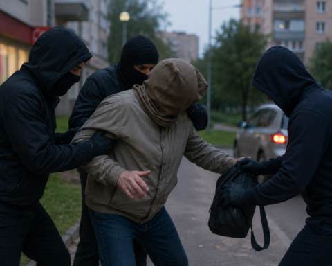 Трое мужчин совершили разбойное нападение на мужчину в Даугавпилсе