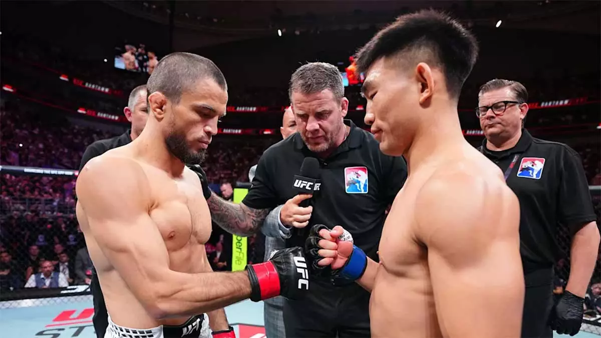 Умар Нурмагомедов поздравил Сонга Ядонга с победой на UFC Fight Night 286 в Шанхае
