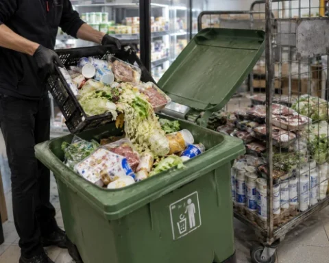 Ураган в Латвии приводит к закрытию магазинов и списанию десятков тонн продуктов