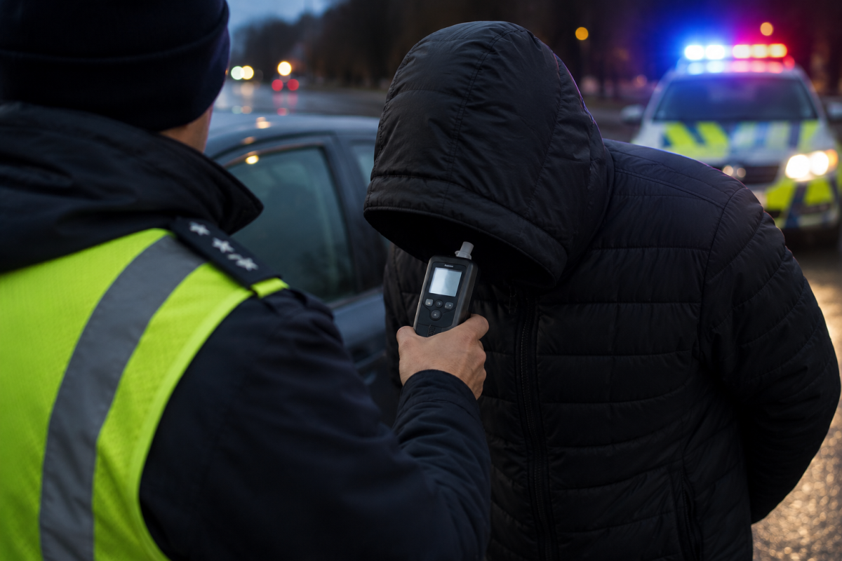 В Кекаве задержан водитель с рекордными 3,61 промилле алкоголя за рулем