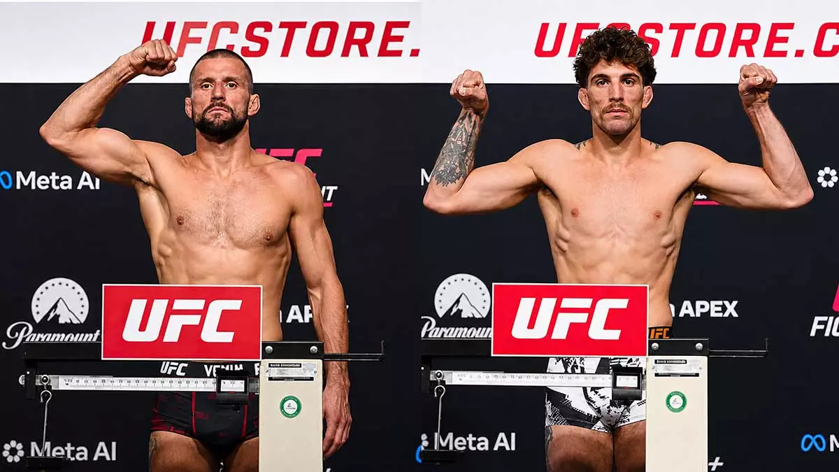 В Лас-Вегасе состоялось официальное взвешивание участников UFC Fight Night 284