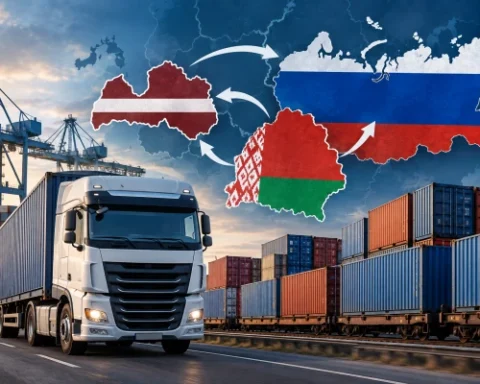 В Латвии опубликован первый список компаний, торгующих с Россией и Беларусью