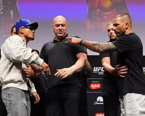 Ван и Пантожа устроили конфликт на пресс-конференции перед реваншем на UFC 331