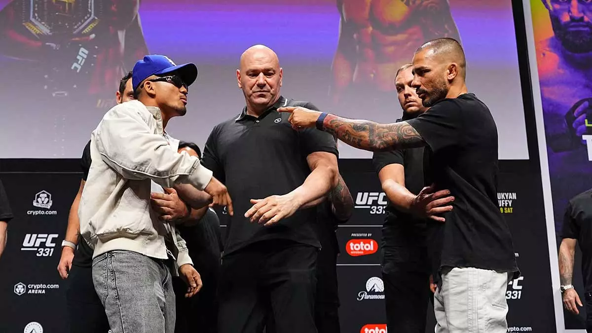 Ван и Пантожа устроили конфликт на пресс-конференции перед реваншем на UFC 331