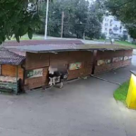 Воры продолжают грабить рынок в Пурвциемсе, крадя кабели и деньги