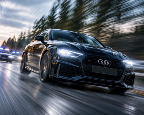 13-летний подросток задержан в Латвии за бешеную гонку на Audi со скоростью 187 км/ч