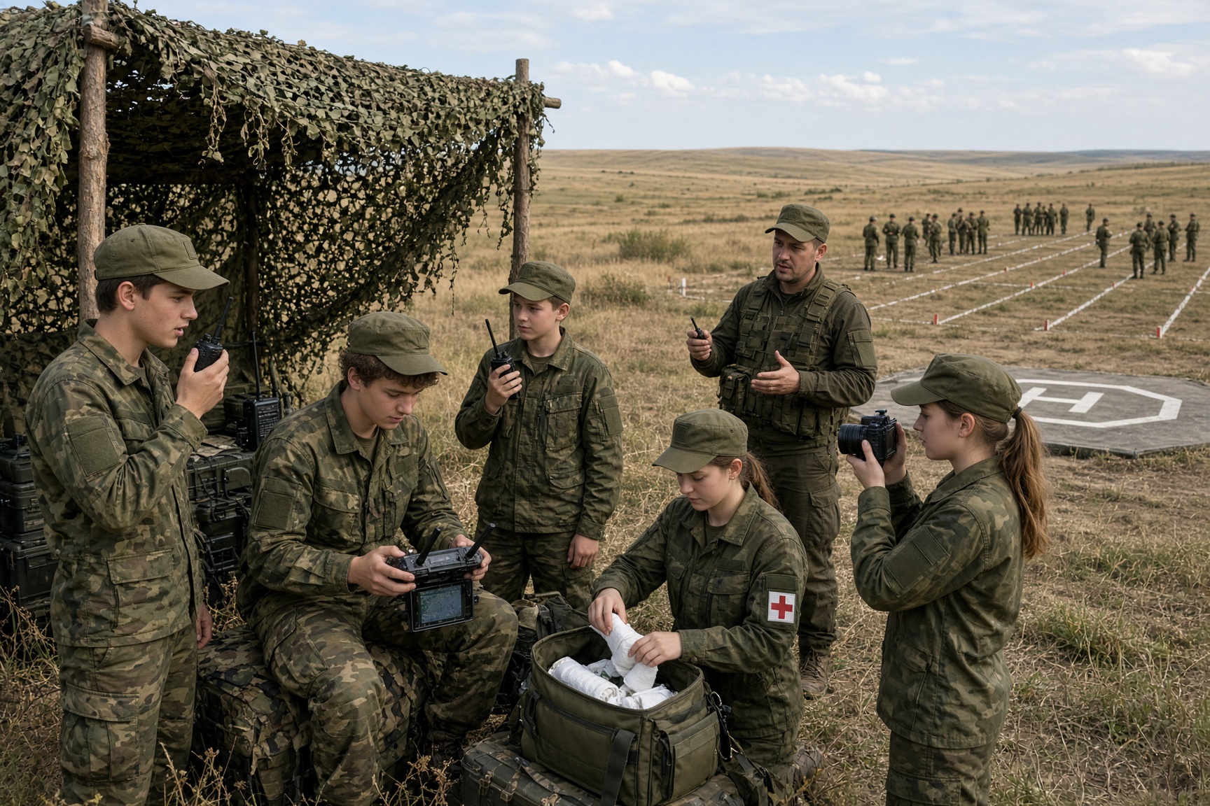 Россия расширила военную подготовку детей через «Зарницу 2.0»