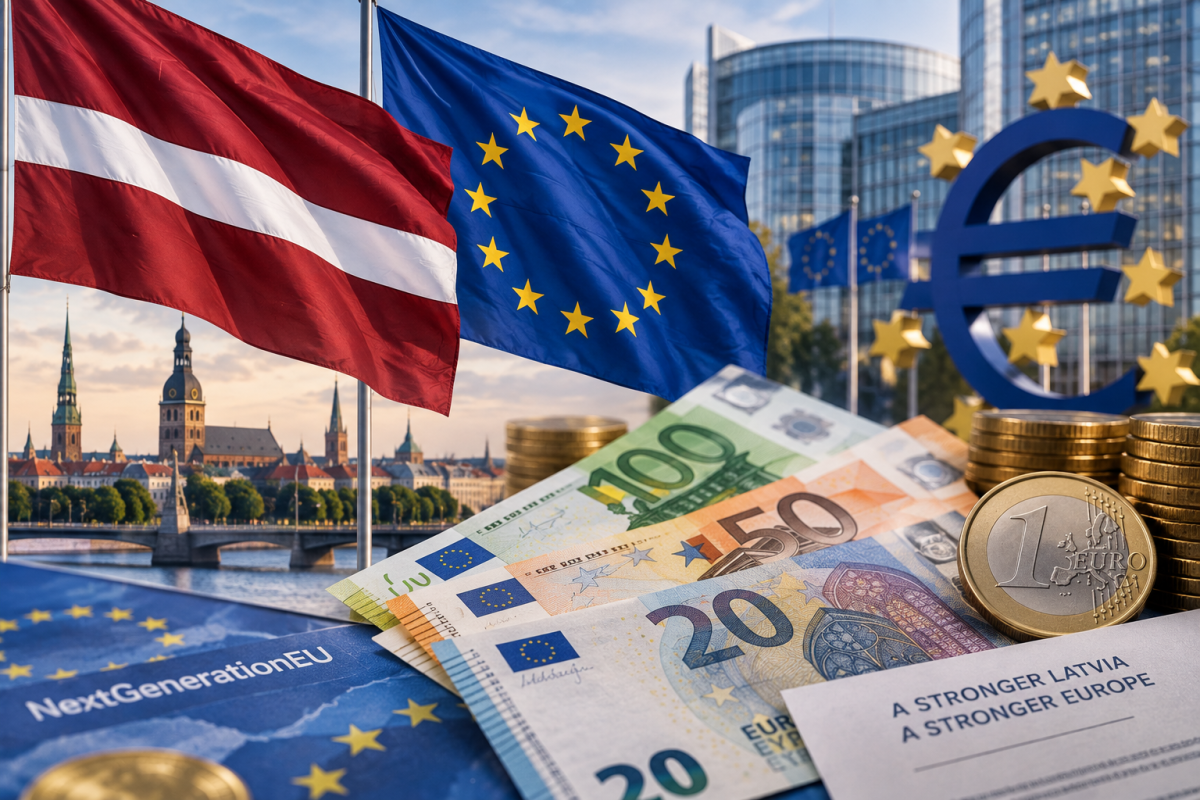 Бюджет Латвии за восемь месяцев 2026 года с профицитом 128 миллионов евро благодаря средствам ЕС
