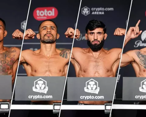 Джошуа Ван и Александре Пантожа успешно прошли взвешивание перед UFC 331 в Лос-Анджелесе
