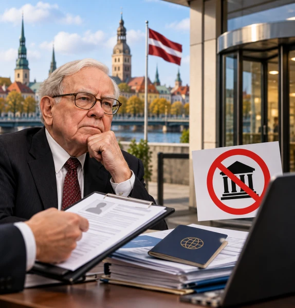 Компания MiTek Baltic не может открыть банковский счет в Латвии из-за требований банка к данным Баффета