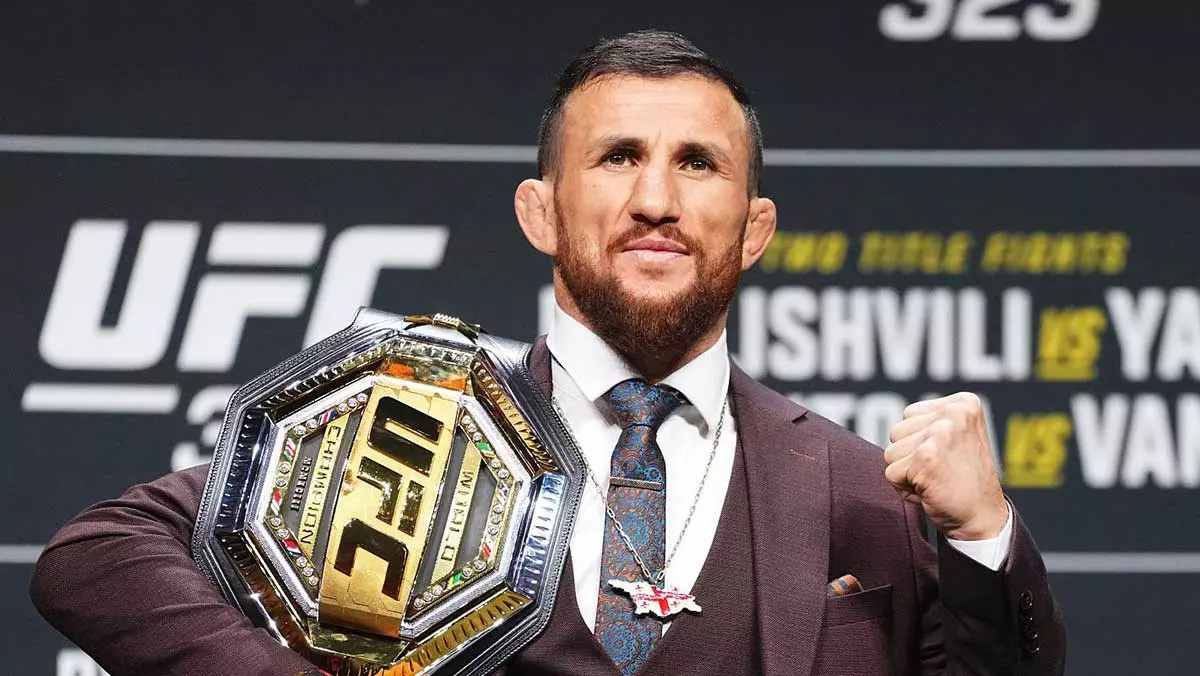 Мераб Двалишвили назвал стоимость оригинального чемпионского пояса UFC в 325 тысяч долларов
