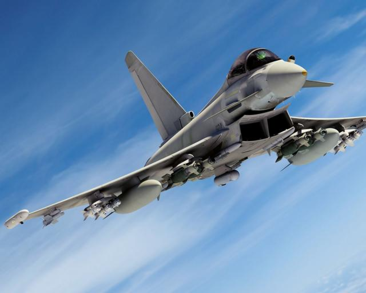 Немецкие истребители Eurofighter прибыли в Латвию для усиления воздушной обороны НАТО