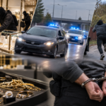 Полиция Латвии задержала подозреваемых в ограблении ювелирного магазина после погони в Елгаве