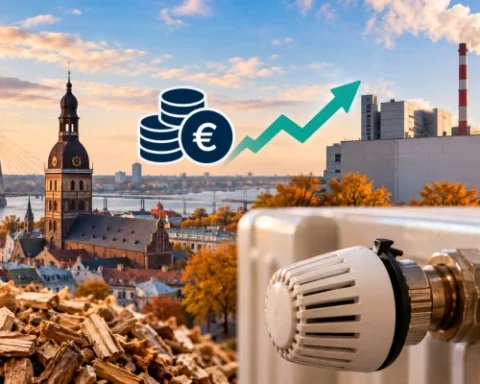 Rīgas siltums устанавливает максимальную закупочную цену на теплоэнергию для защиты потребителей