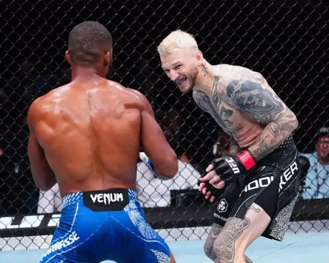 Саладин Парнасс победил Дэна Хукера нокаутом на турнире UFC Fight Night 287 в Париже